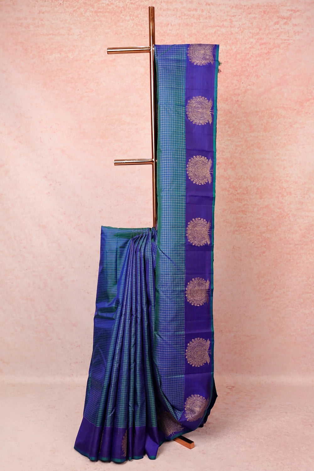 Peacock Green Kancheepuram Silk Saree