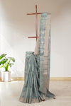 Green Semi Tissue Saree