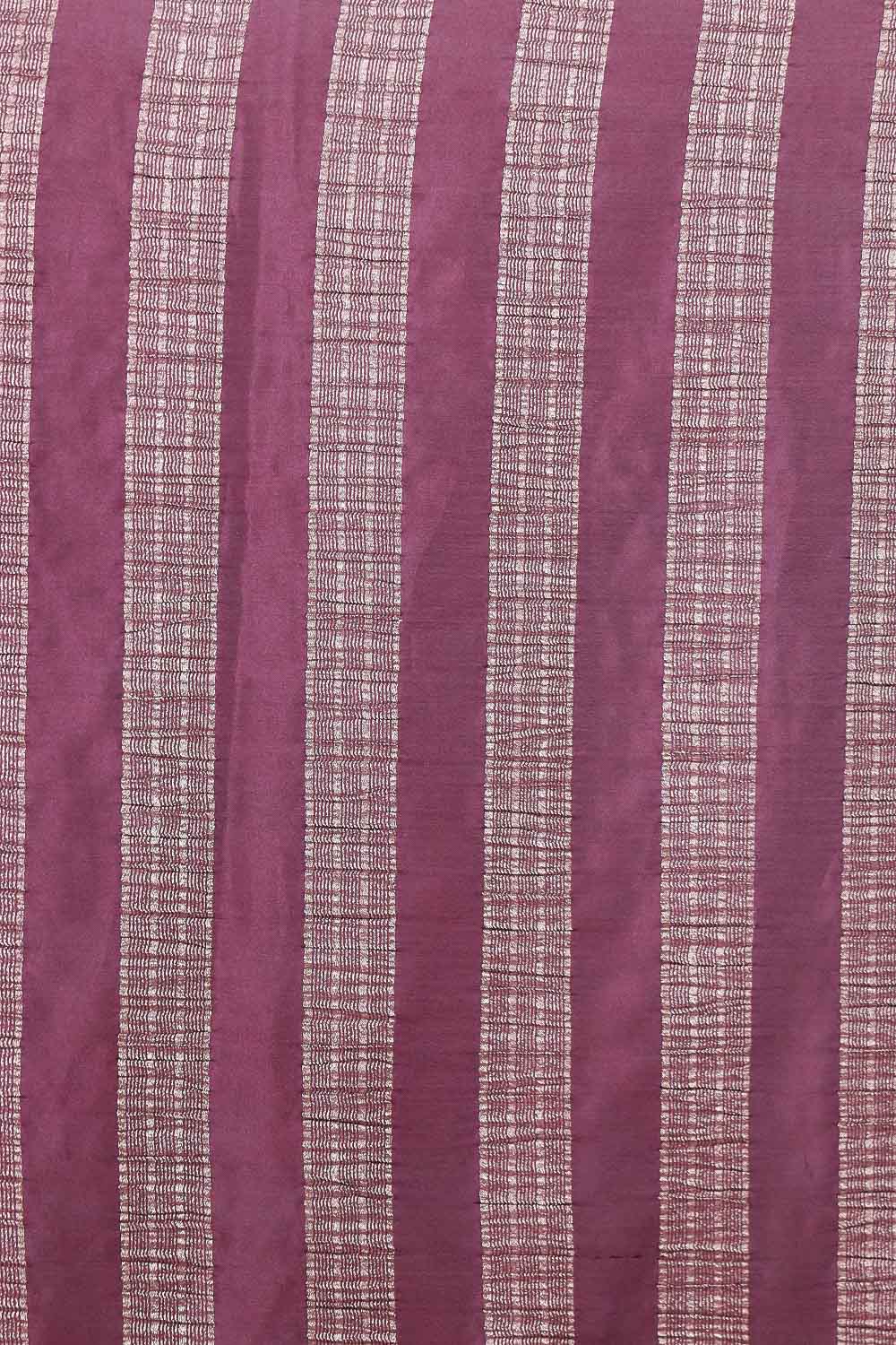 Dark Purple Georgette Saree