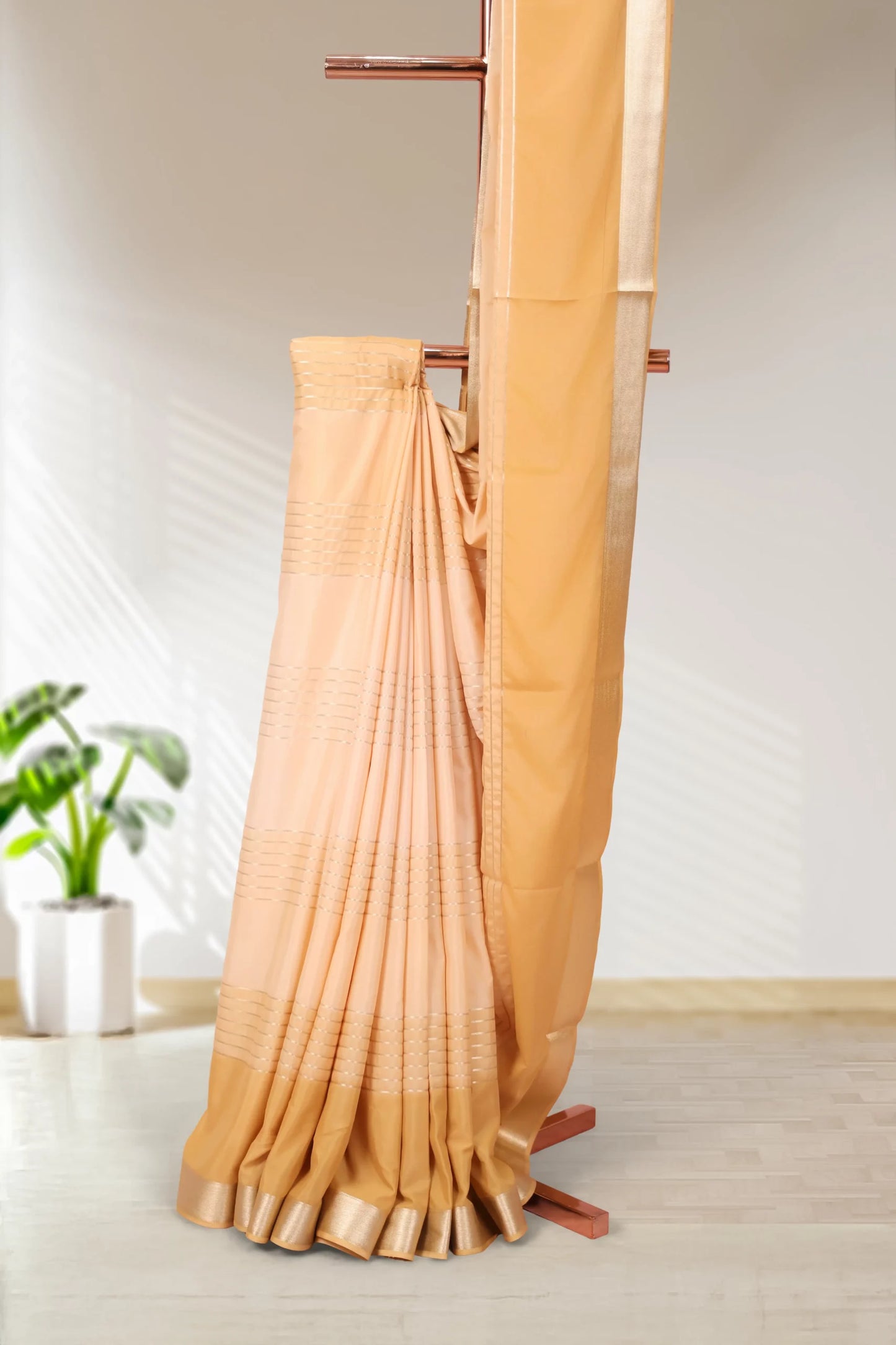 Sandal Satin Saree