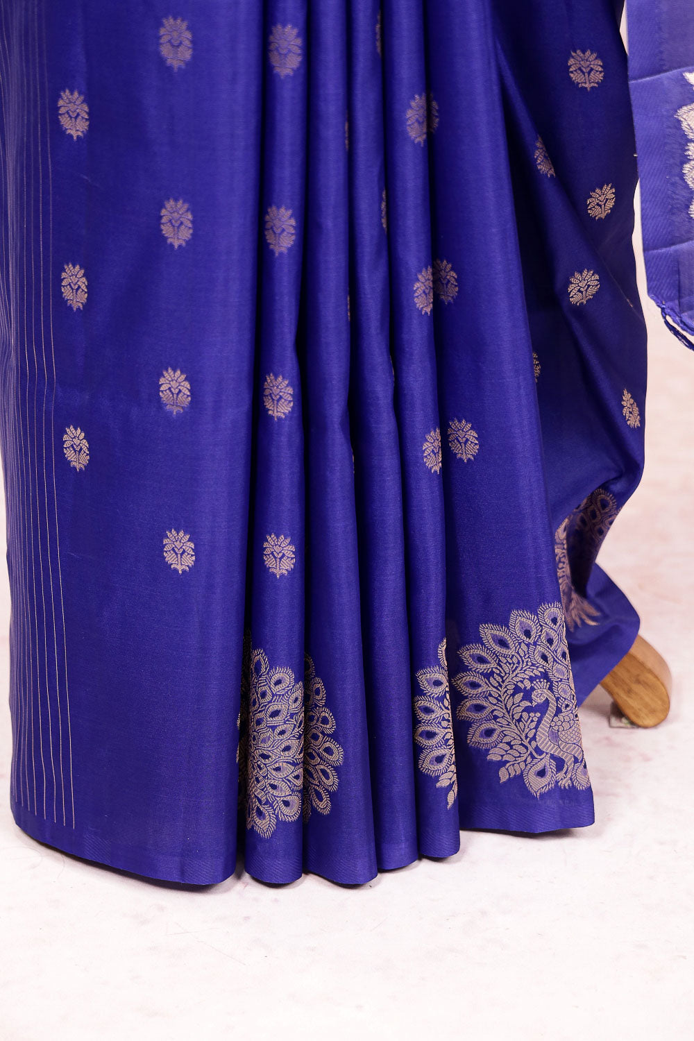 Royal Blue Semi Silk Saree