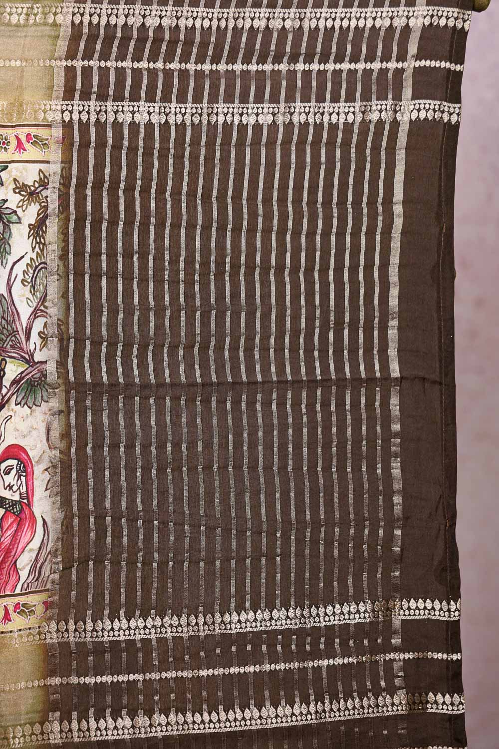 Off White Dola Silk