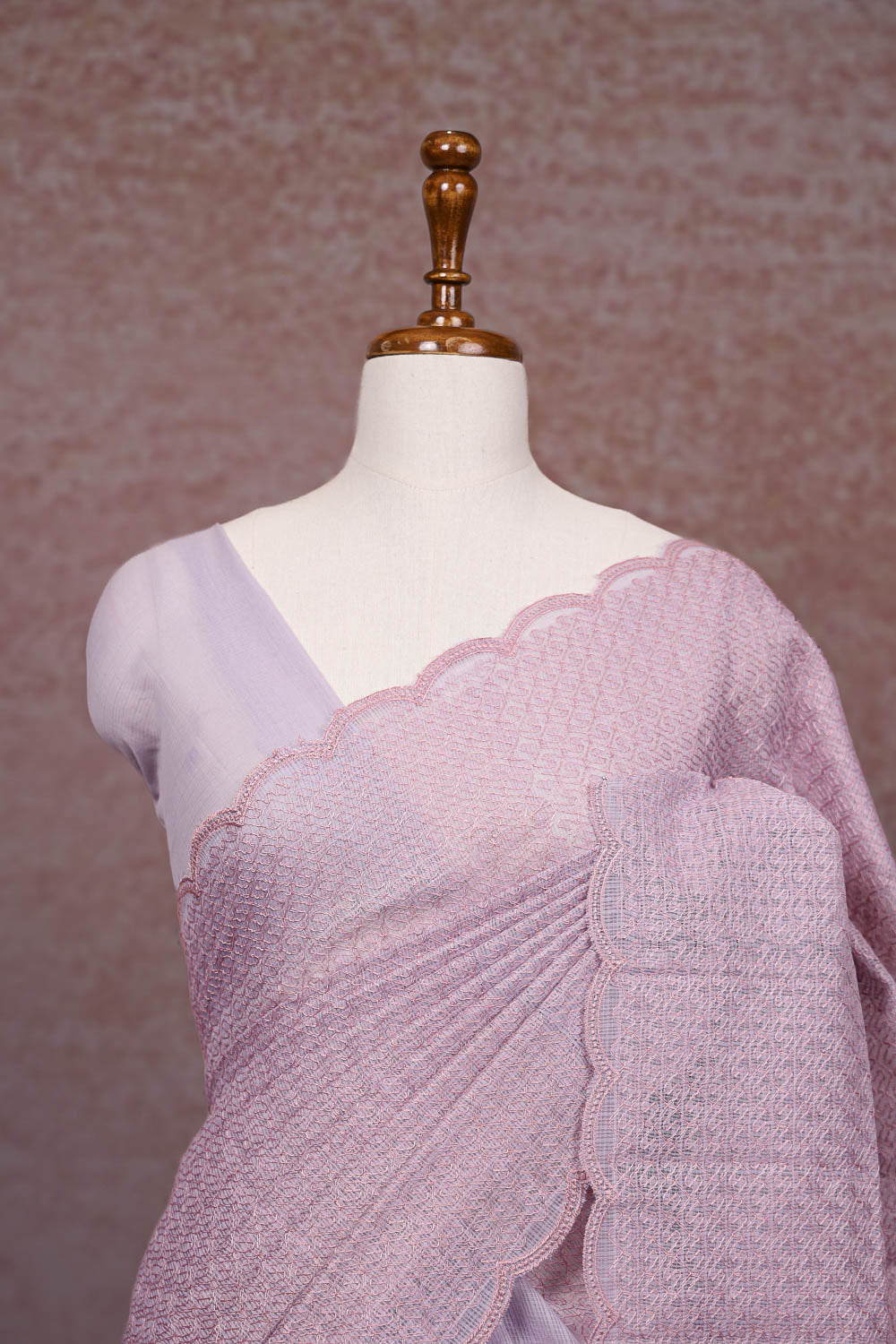 Grey Net Kota Saree