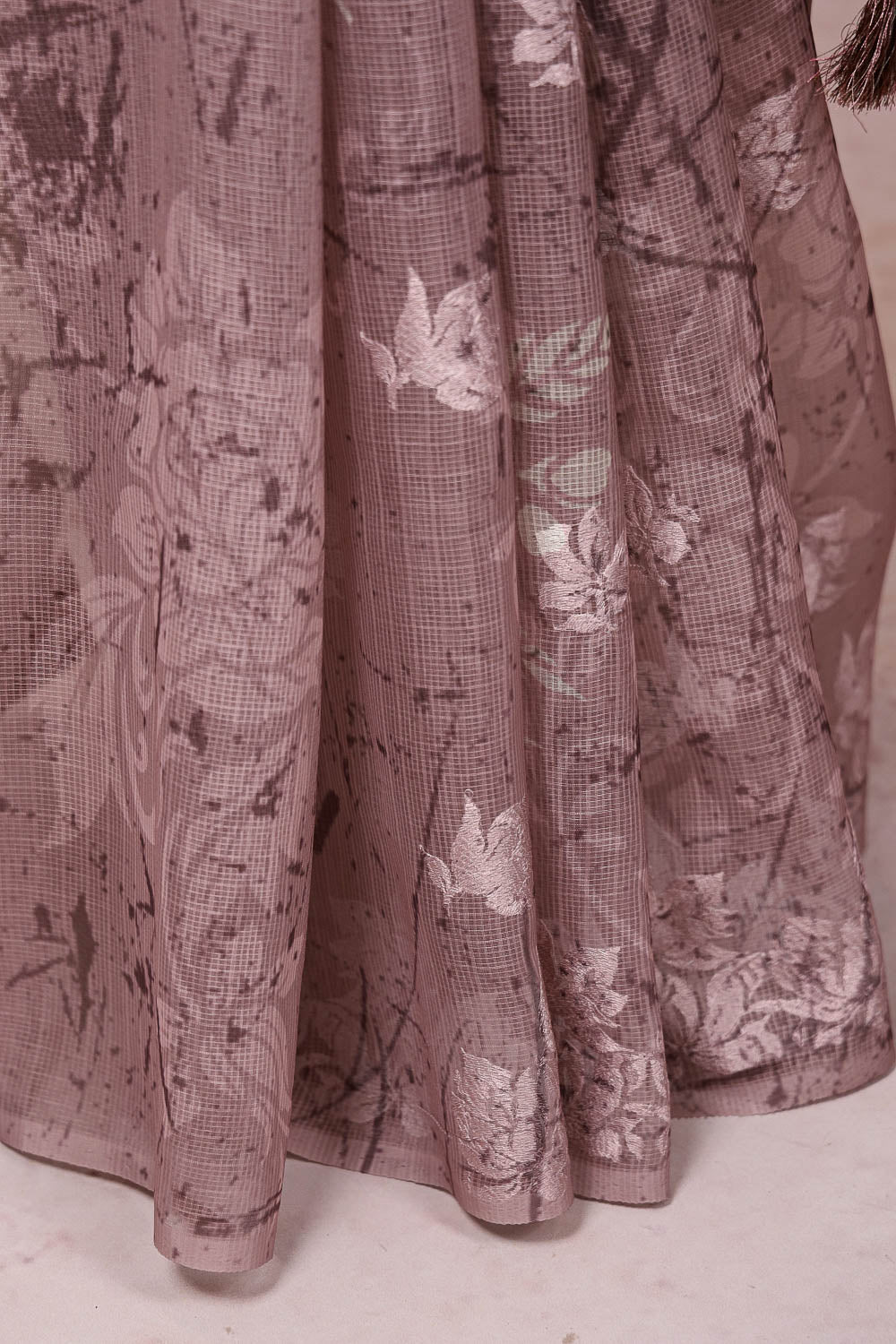 Onion Pink Kota Saree