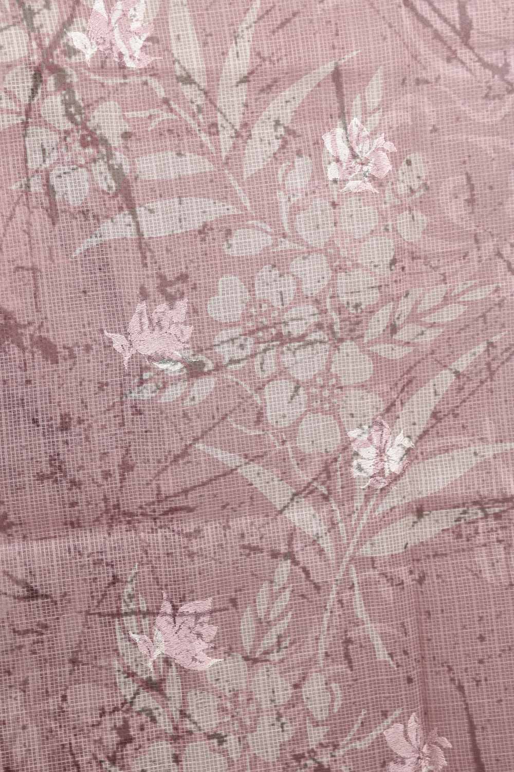 Onion Pink Kota Saree