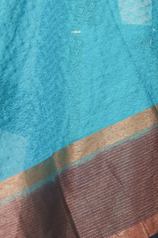 Green Semi Jute Saree