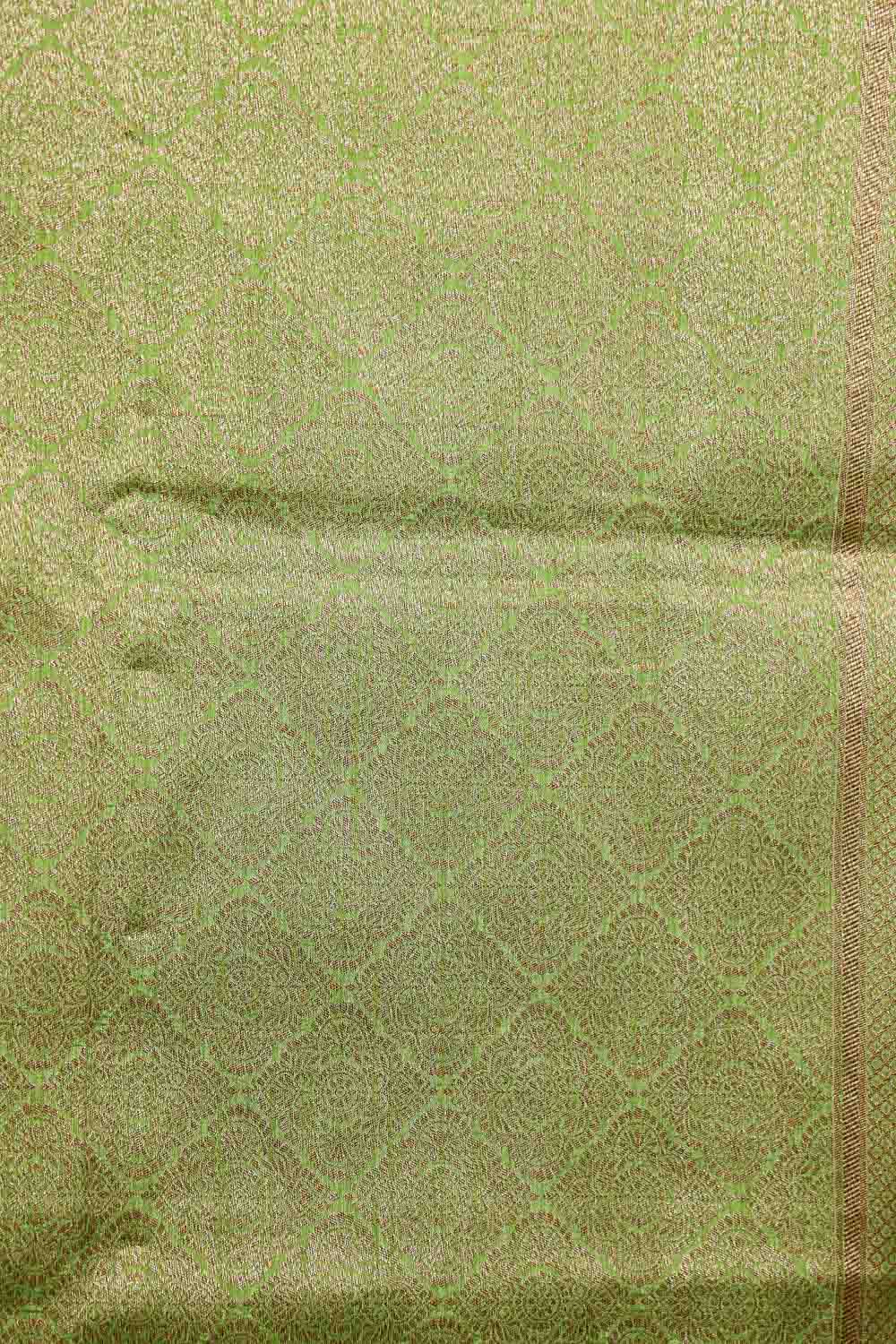 Green Semi Jute Saree
