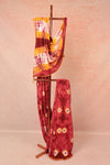 Wine Cotton Saree