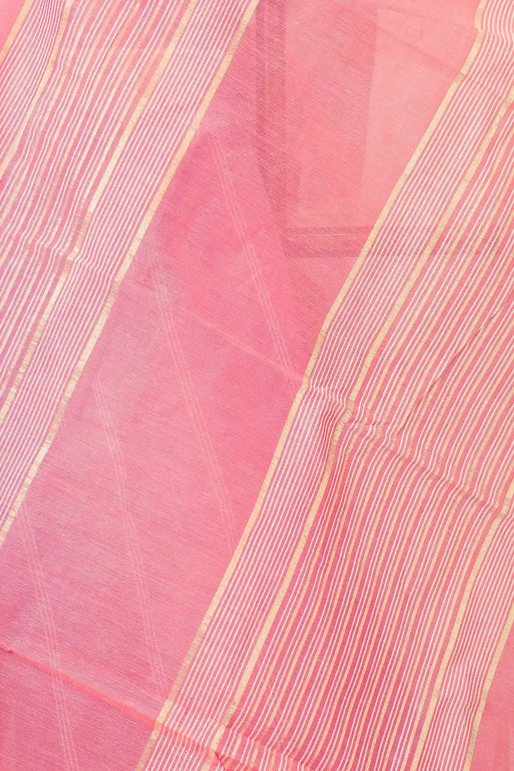 Pink Cotton Saree