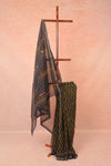 Olive Green Net Kota Saree