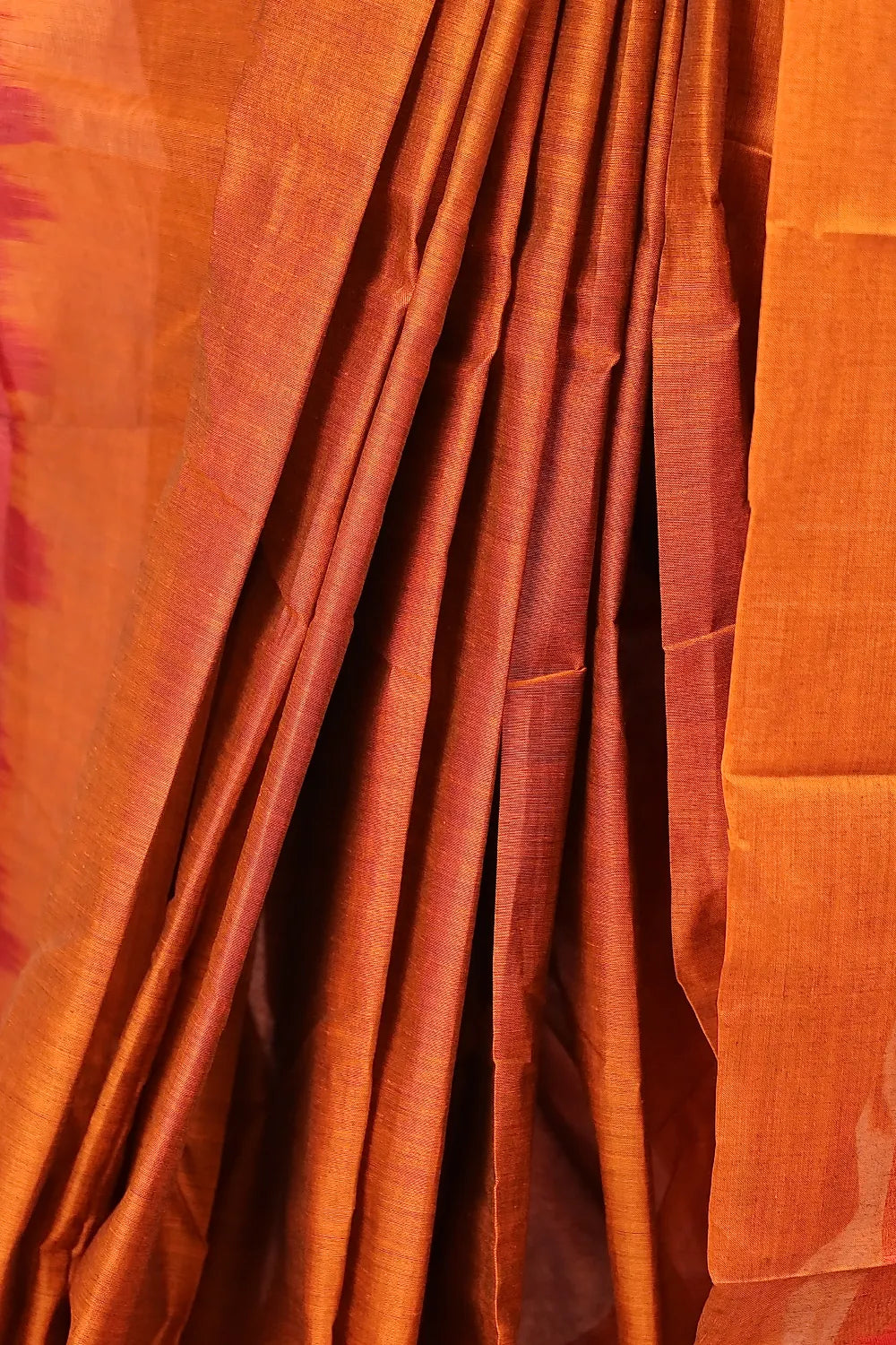 Mustard Cotton Saree
