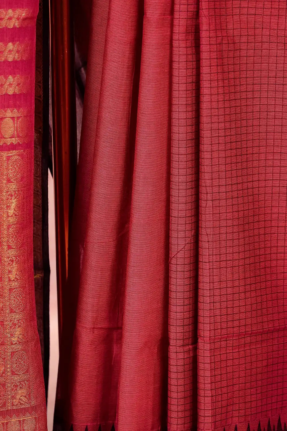 Purple Cotton Saree