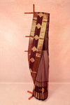 Coffee Brown Cotton Saree