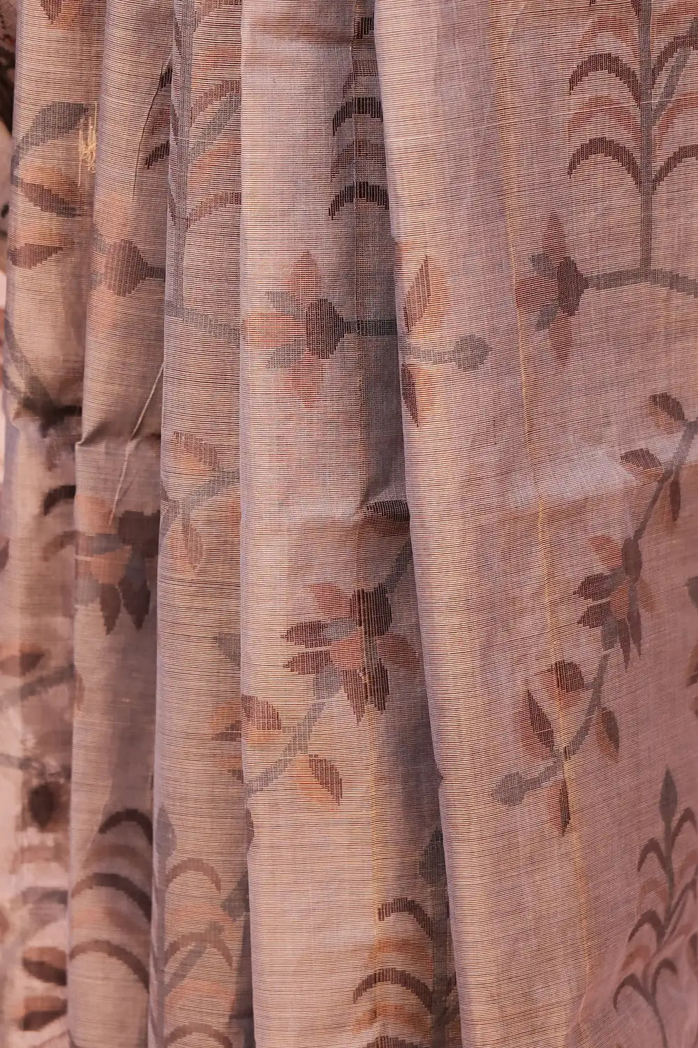 Cream Cotton Saree