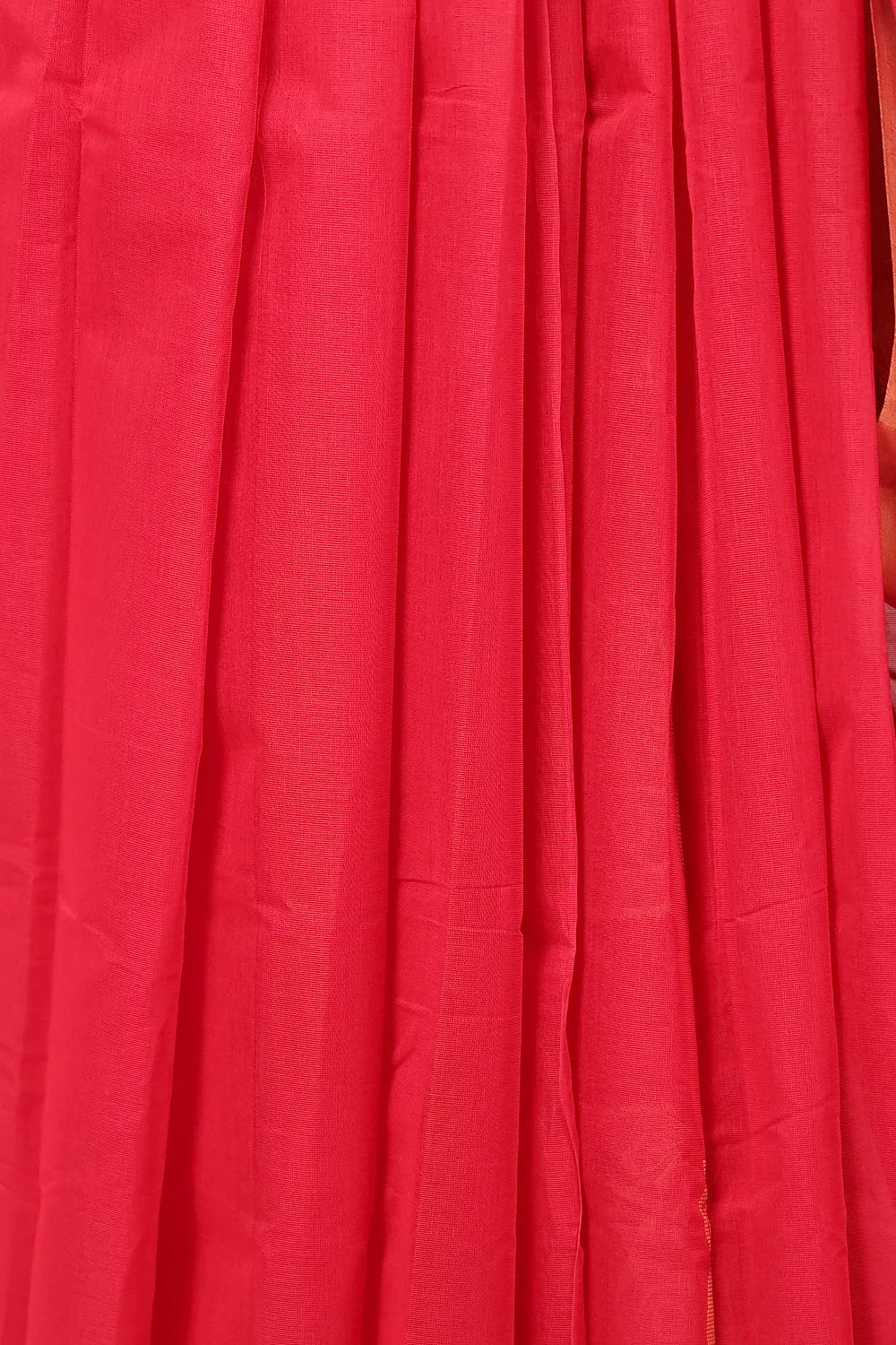 Red Cotton Saree
