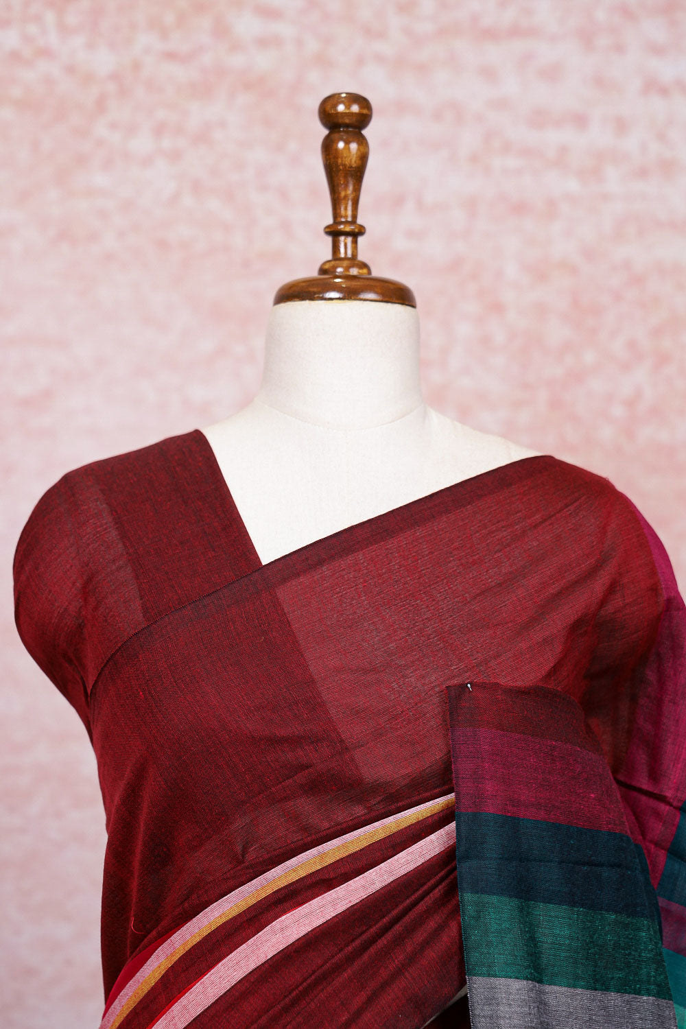 Multi Color Mul  Cotton Saree