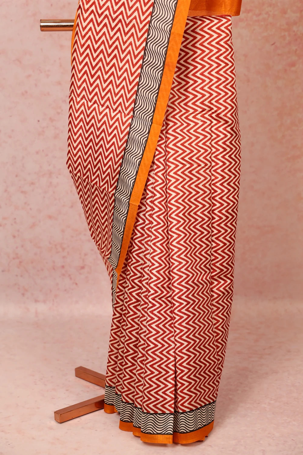 Off White Semi Silk Saree