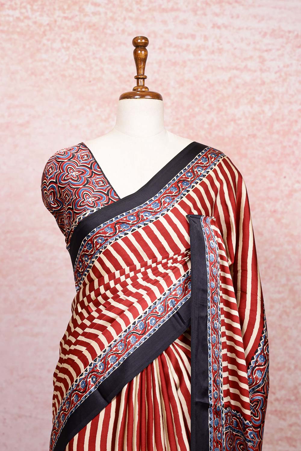 Maroon Modal Saree