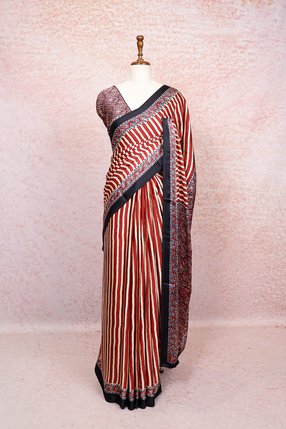 Maroon Modal Saree