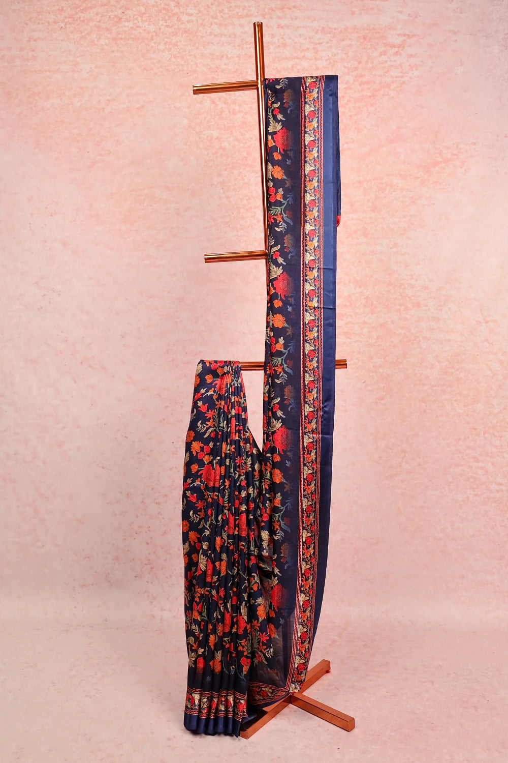Blue Semi Silk Saree