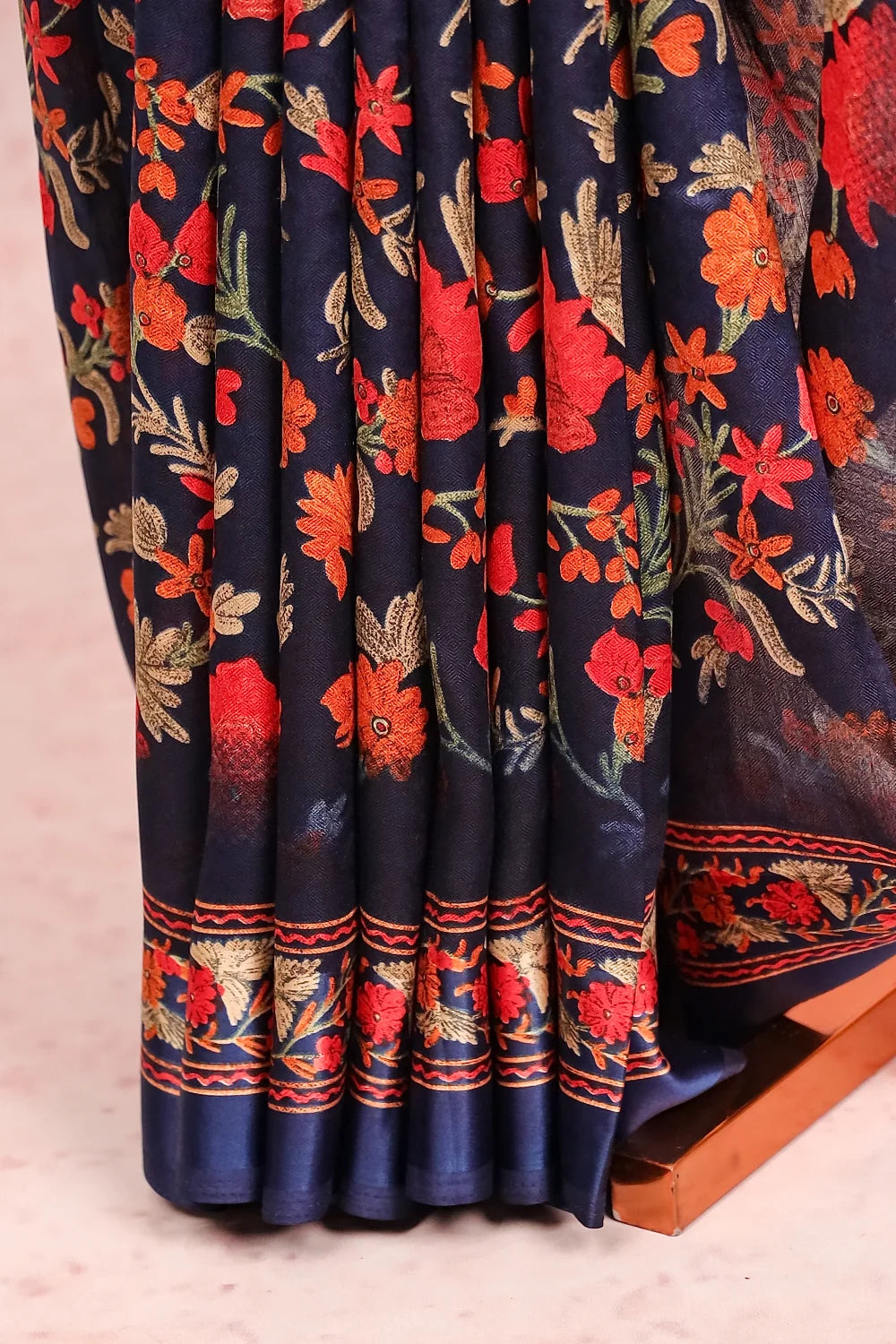 Blue Semi Silk Saree