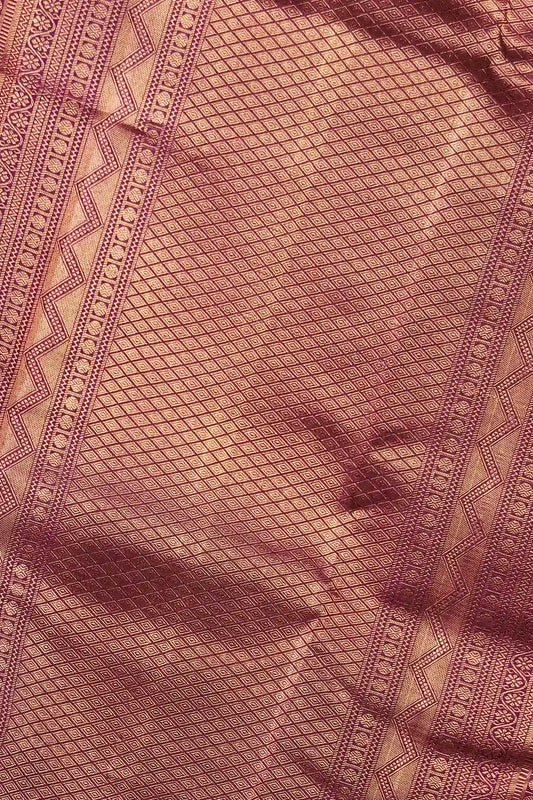 Purple Traditional Kancheepuram Silk Saree
