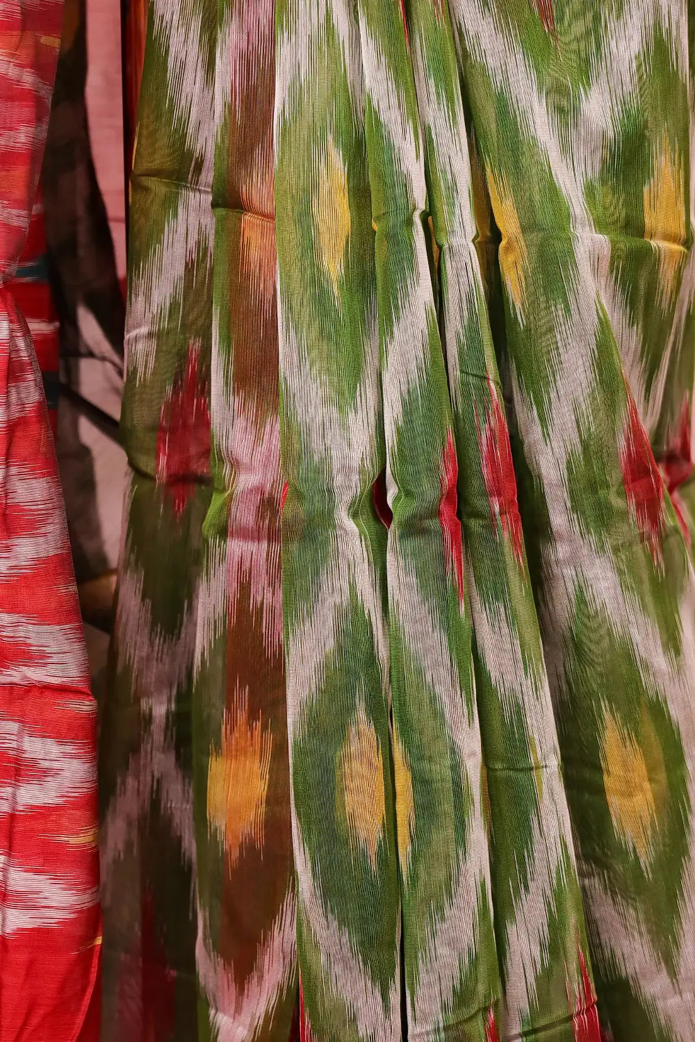 Ash Cotton Silk Saree