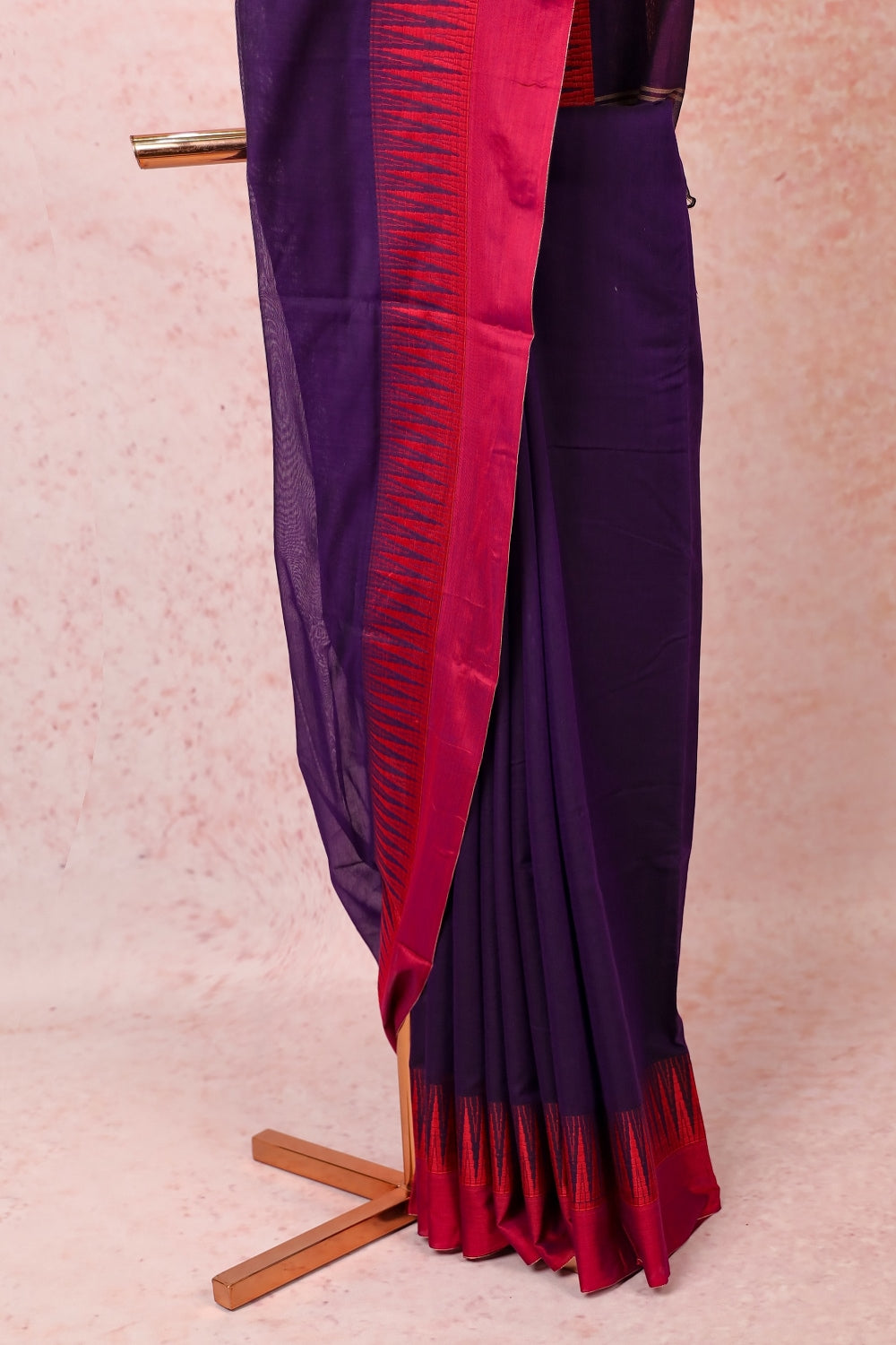 Violet Soft Cotton Saree