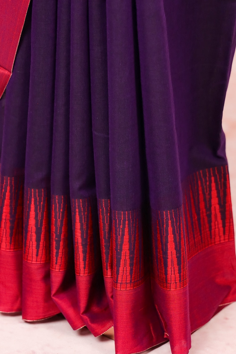 Violet Soft Cotton Saree