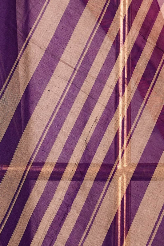 Violet Soft Cotton Saree