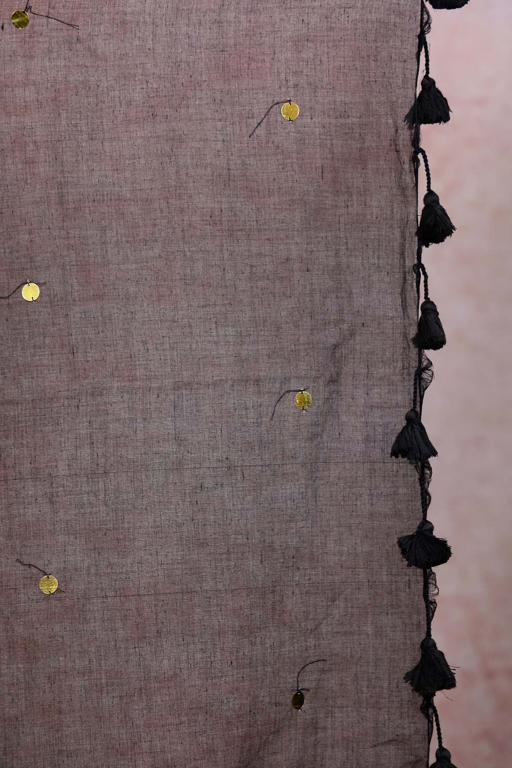 Black Cotton Saree