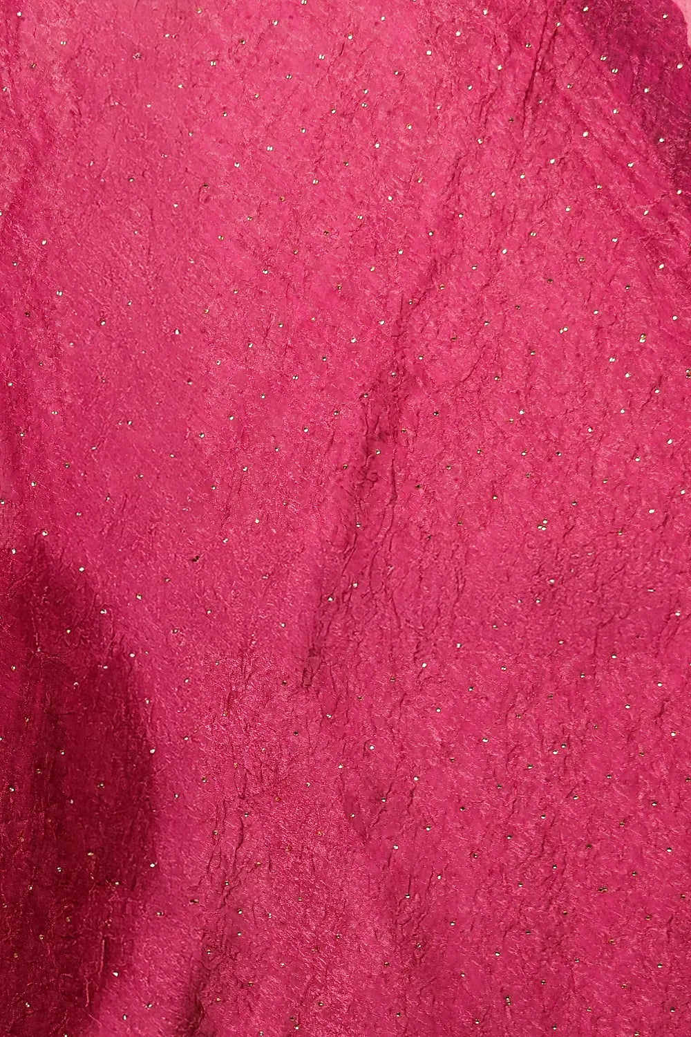 Grape Wine Crush Organza Saree