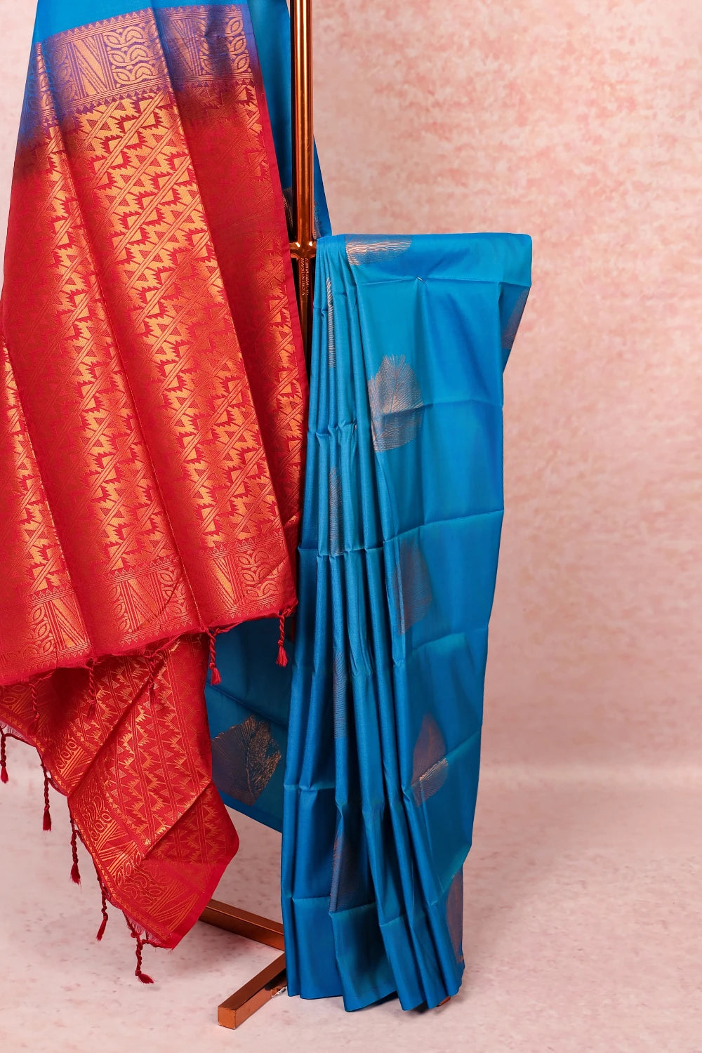 Blue Kanchi Soft Silk Saree