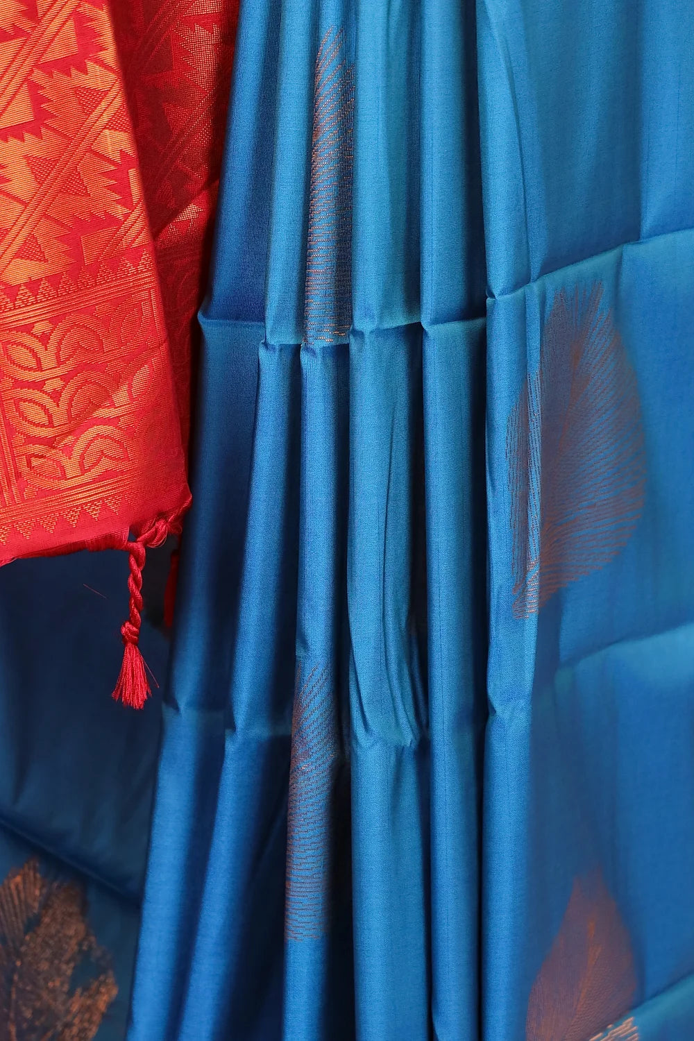 Blue Kanchi Soft Silk Saree