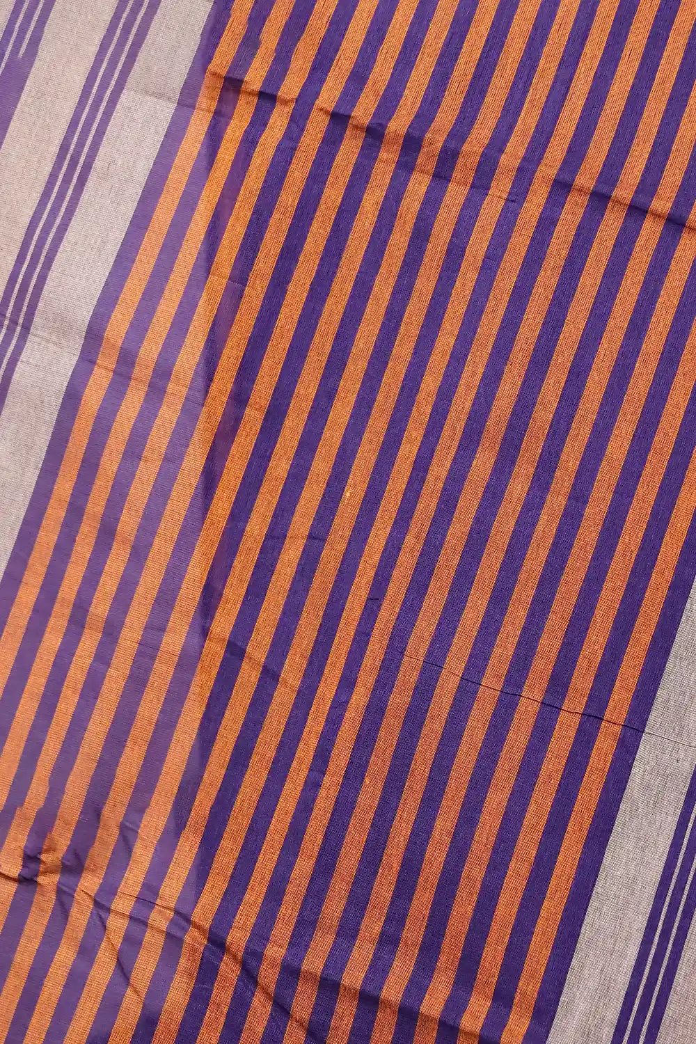 Navy Blue Cotton Saree