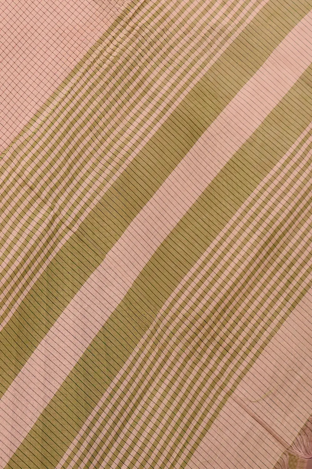 Beige Cotton Saree