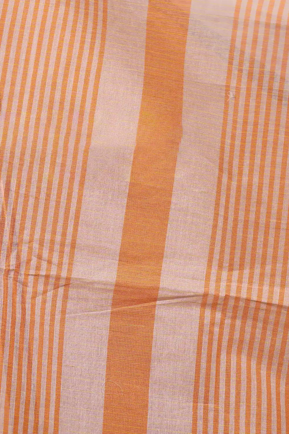 Carrot Color Pure Cotton Saree