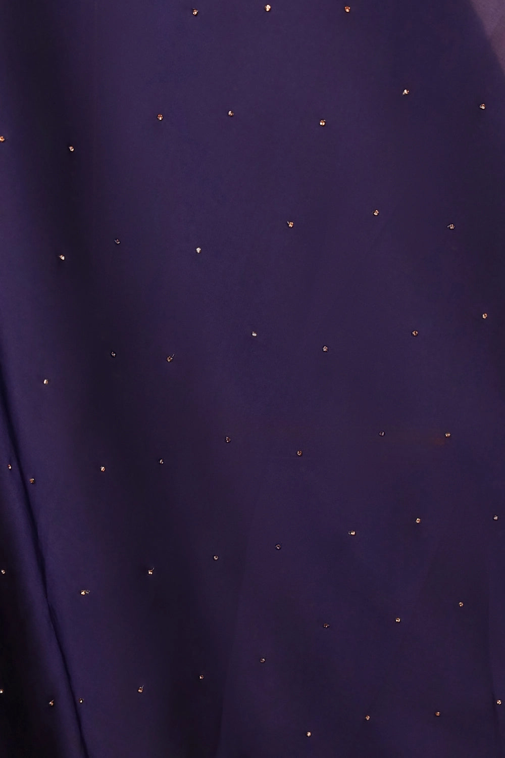 Navy Blue Crepe Saree