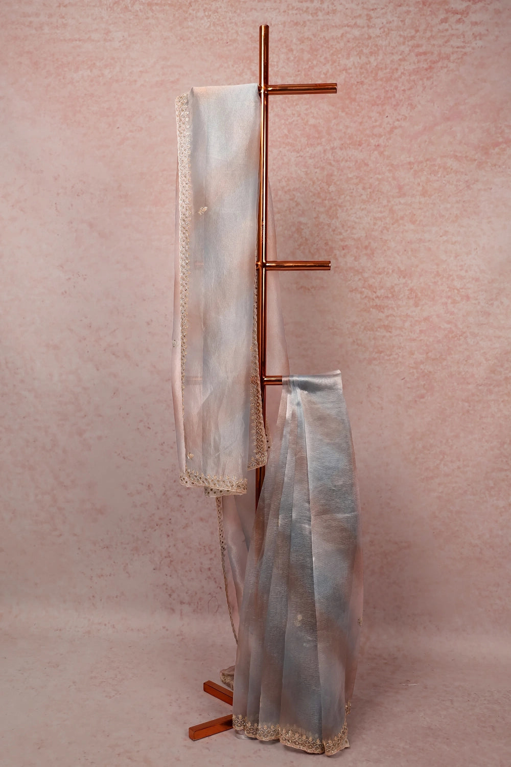 Pastel Crush Organza Saree