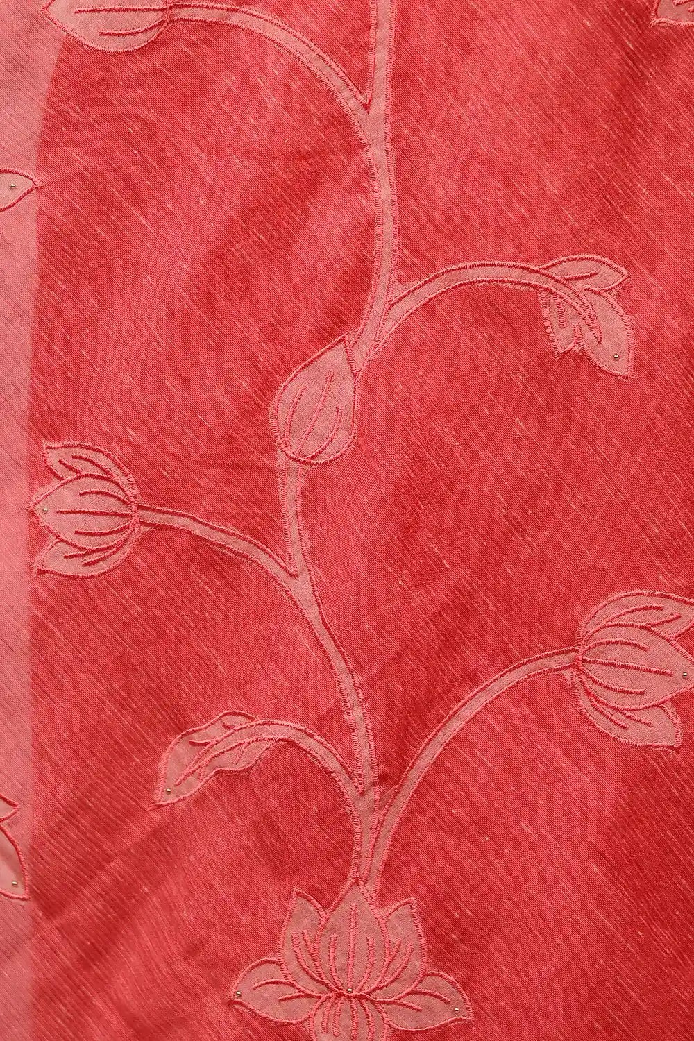 Pink Chanderi Tissue Plain Body Unstitched Churidhar Material