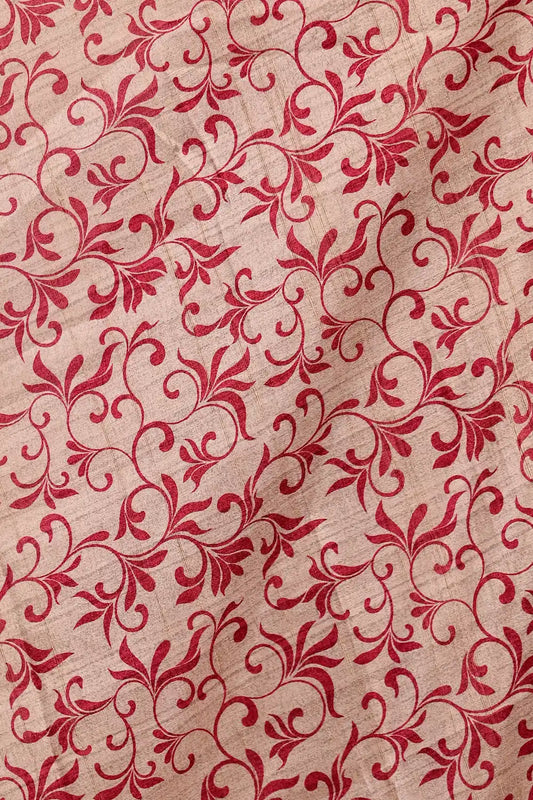 Onion Pink Chanderi Silk Plain Body Unstitched Churidhar Material