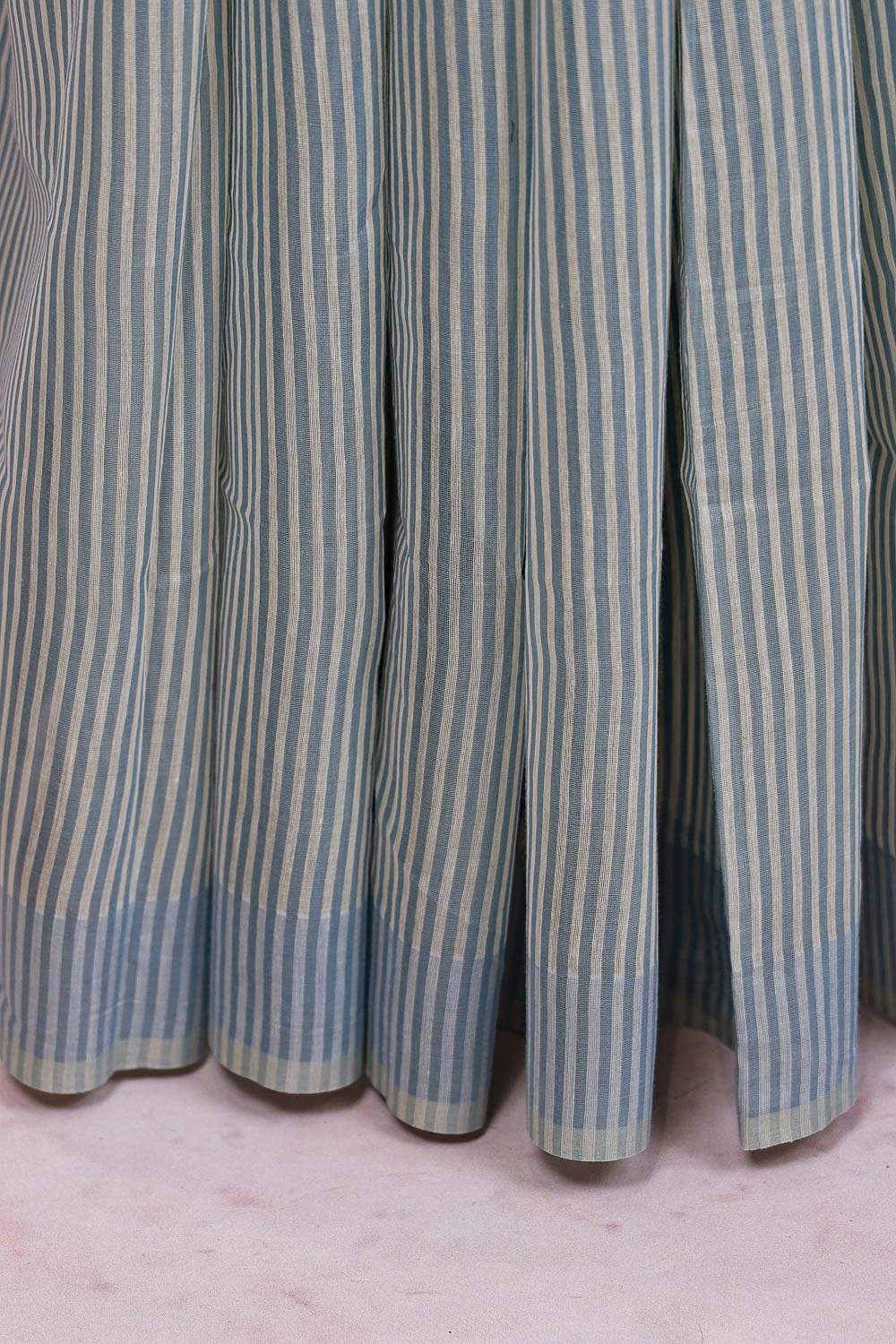 Ash Linen Cotton Saree