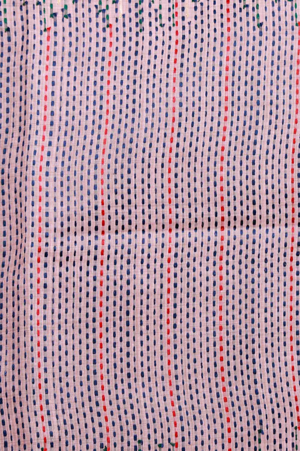 Peach Semi Tussar Saree