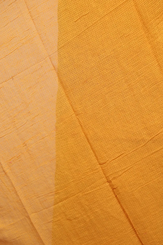 Mustard Cotton Accoba Work Unstitched Churidar Material