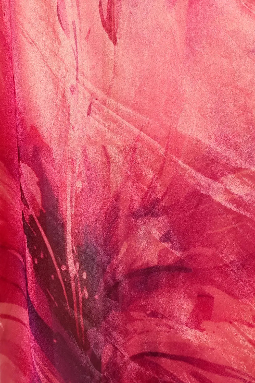 Onion Pink Velvet Organza Saree