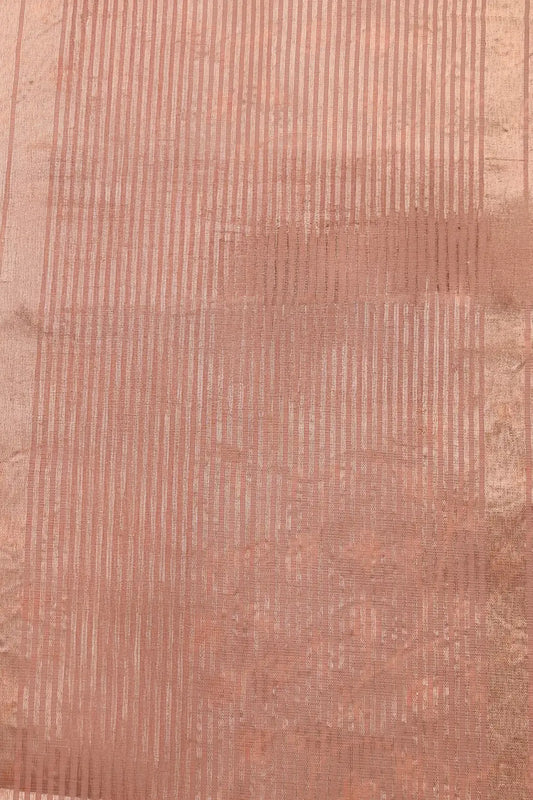 Peach Semi Organza Saree
