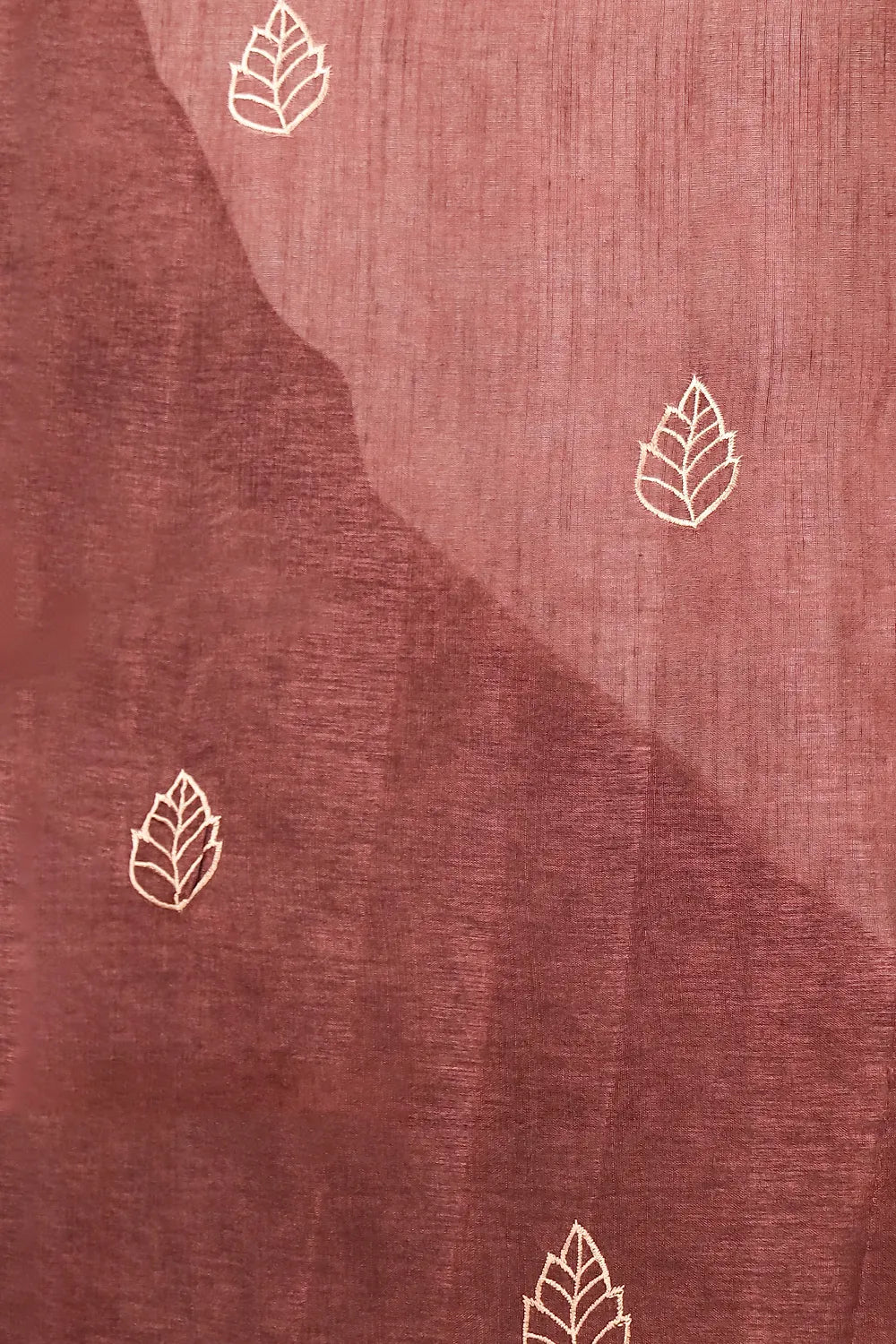 Coffee Brown Semi Tussar Saree