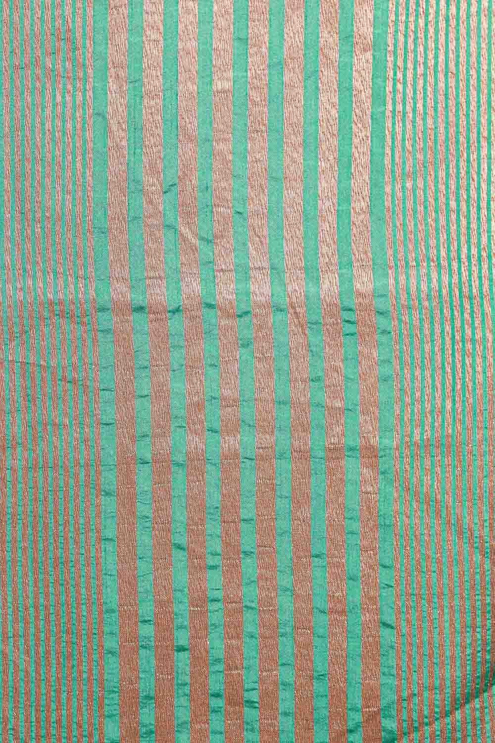 Green Semi Tussar Saree