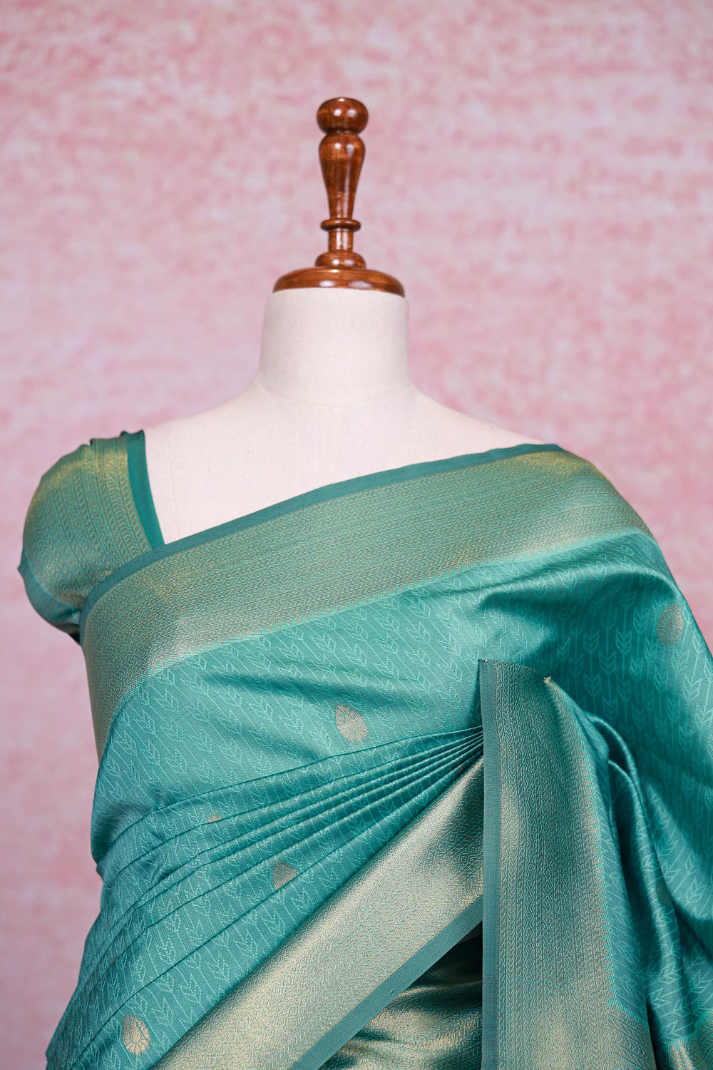 Green Semi Silk Saree