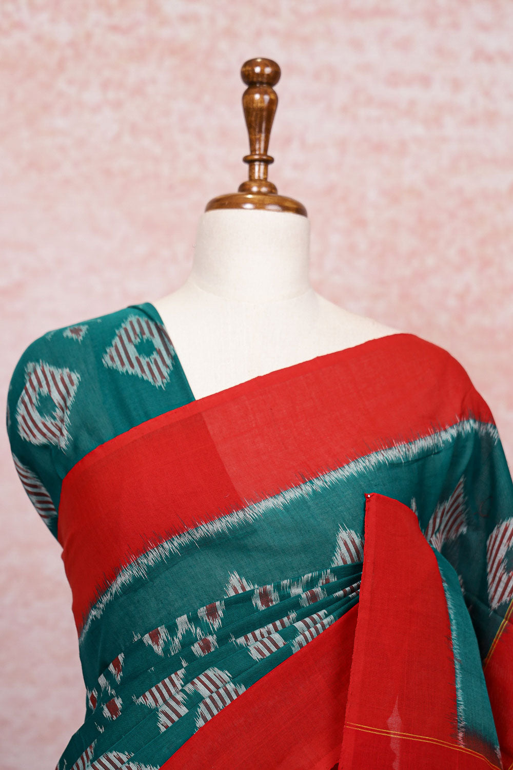 Green Cotton Saree